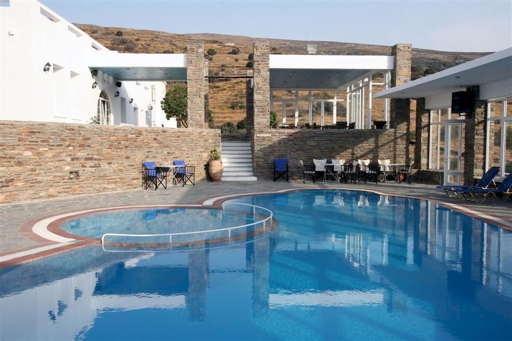 Aiolos Hotel Menites Bagian luar foto